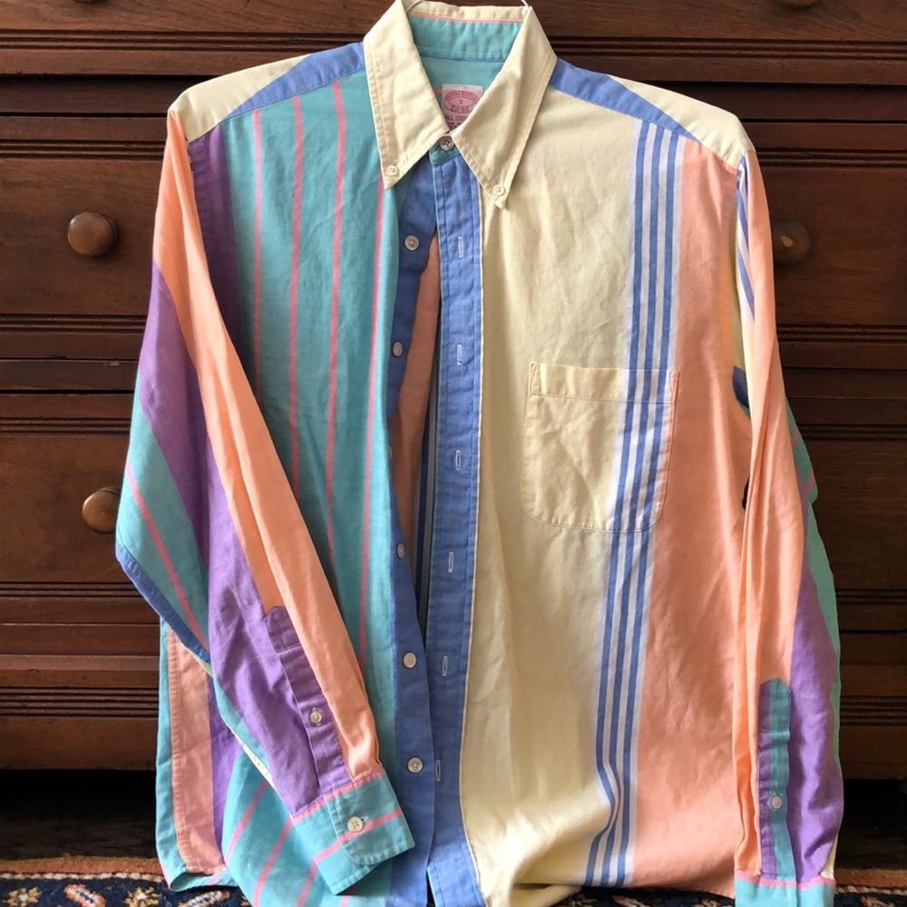 Vintage Multicolor Brooks Brothers Oxford